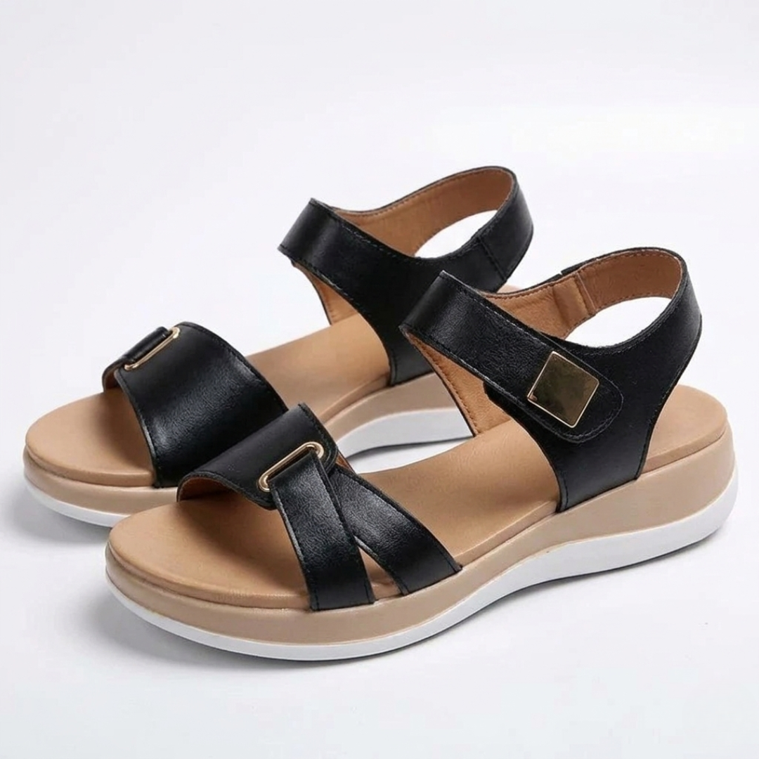 Women's Cushioned Comfort Sandals with Adjustable Straps for Everyday Wear