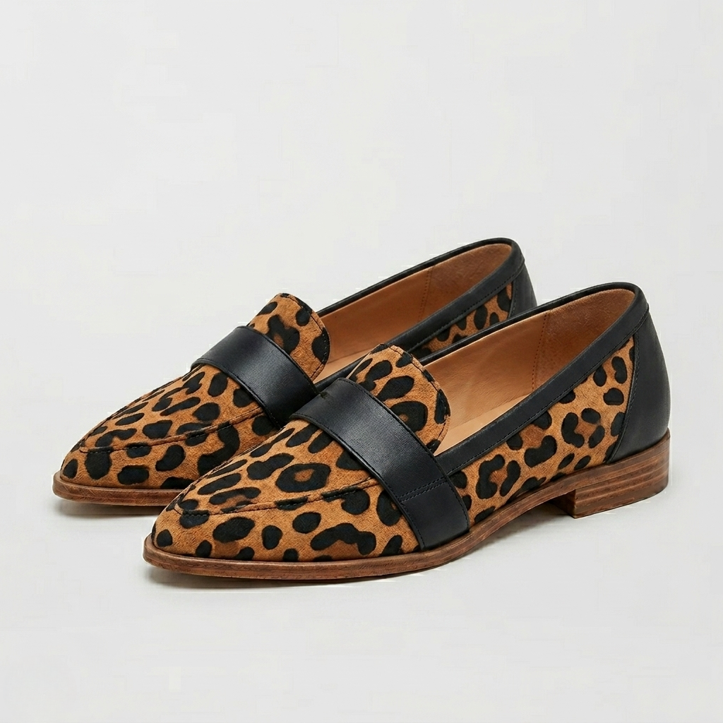 Women's Penny Loafers Pointed Toe Flat Slip On