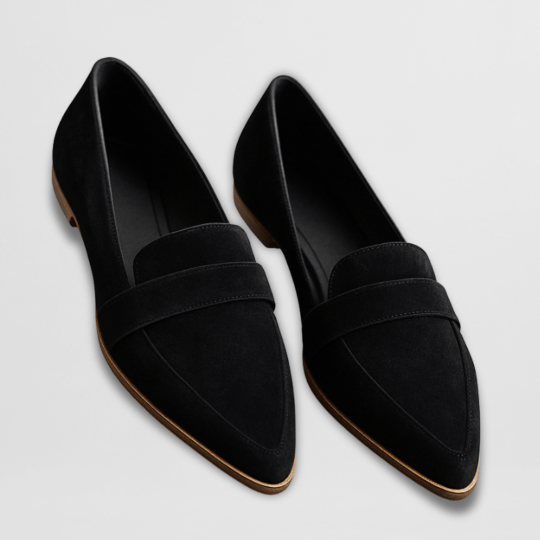 Women's Penny Loafers Pointed Toe Flat Slip On