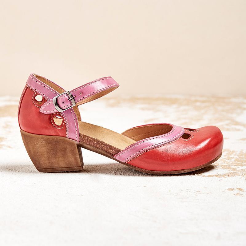Women's Orthopedic Sandals Comfort Mary Jane Low Heel