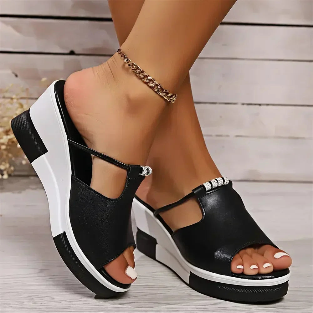 Women's Orthopedic Sandals Cushion Wedge Platform Slide