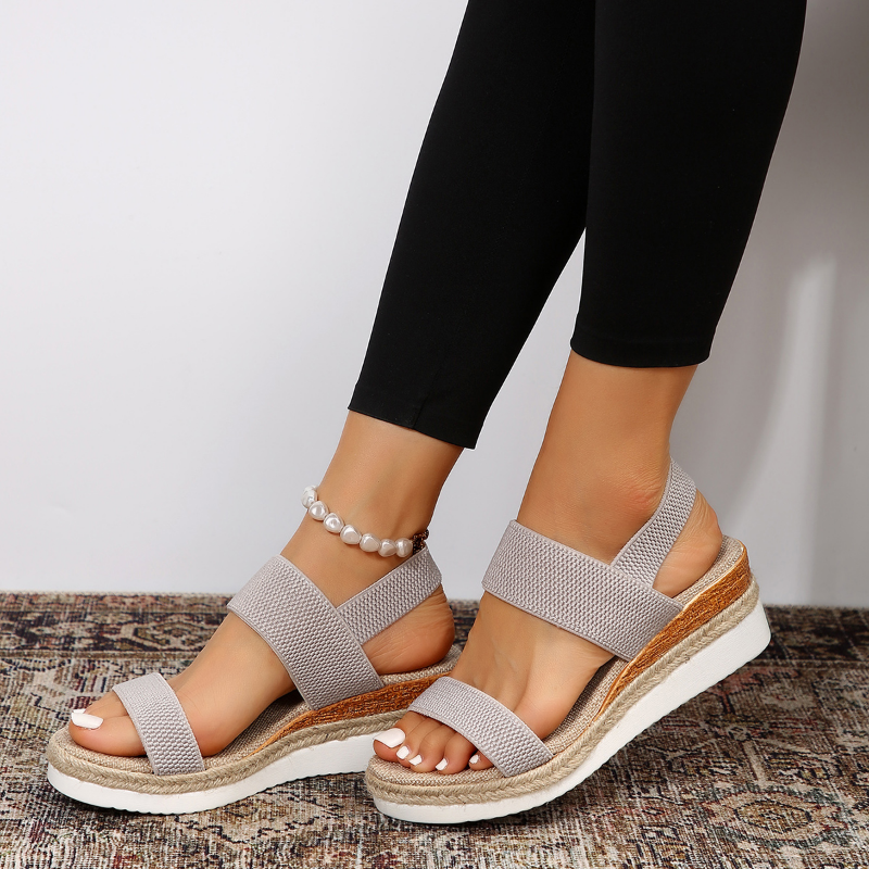 Women's Orthopedic Sandals Open Toe Wedge Platform Espadrille