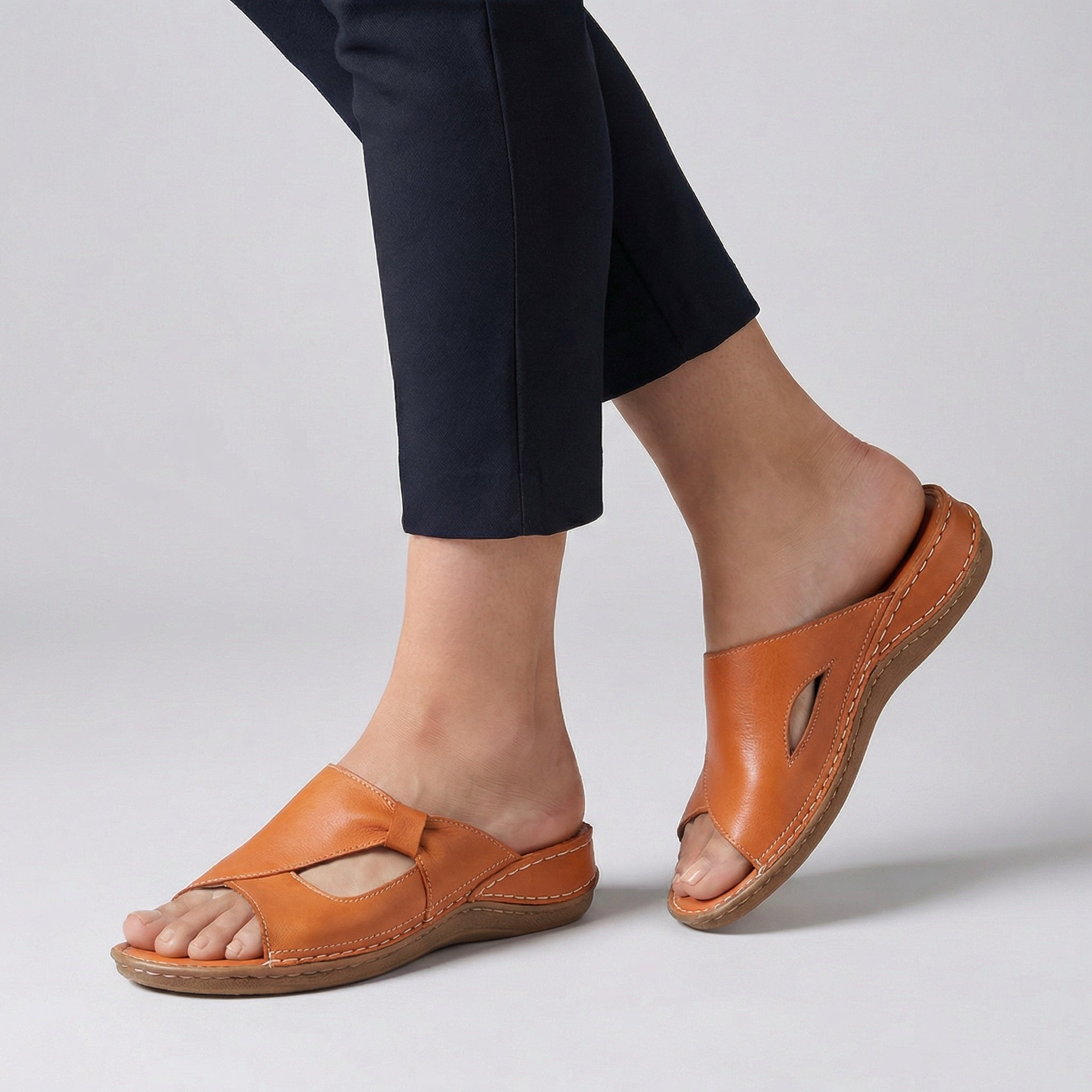 Women's Orthopedic Slide Sandals Open Toe Comfort Footwear