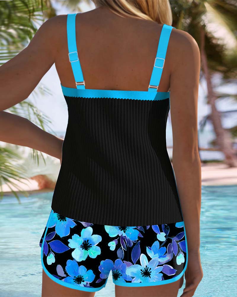 Women's Tankini Set Swimsuit Tummy Control Bathing Suit