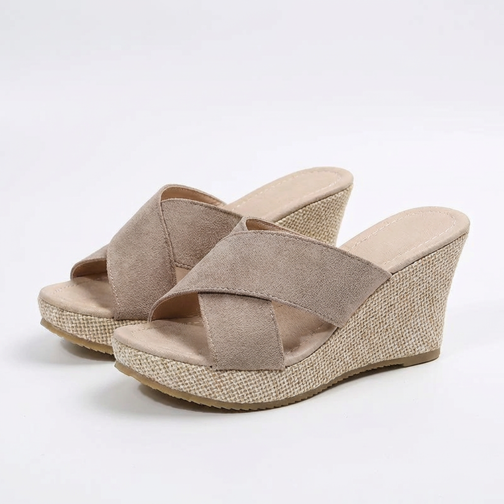 Women's Wedge Platform Sandals with Comfortable Cushion