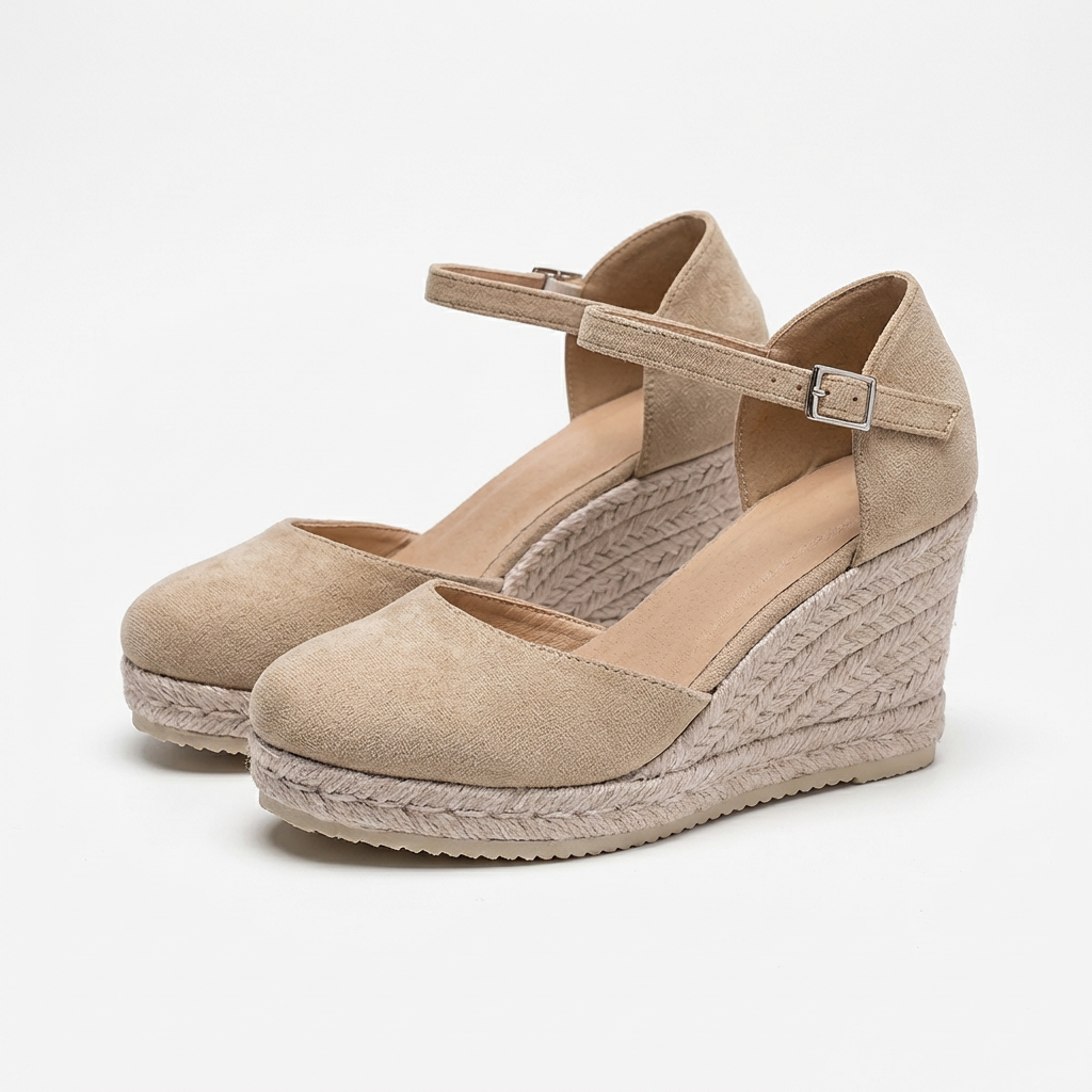 Women's Espadrille Wedge Sandals with Breathable Comfort Sole