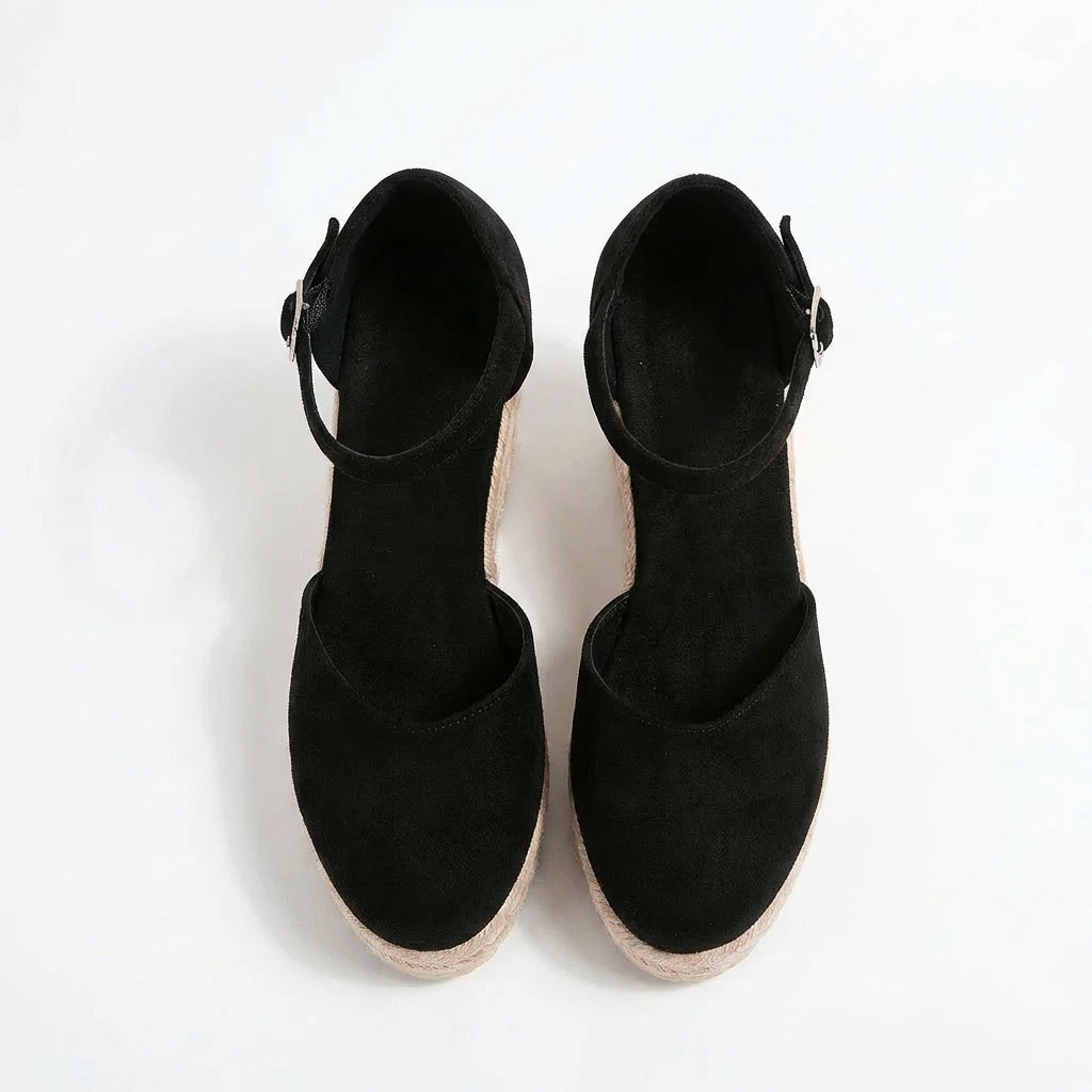 Women's Espadrille Wedge Sandals with Breathable Comfort Sole