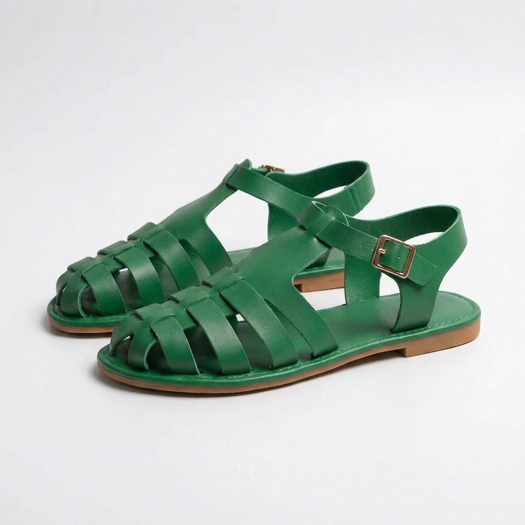Women's Leather Sandals with Comfort and Chic Design