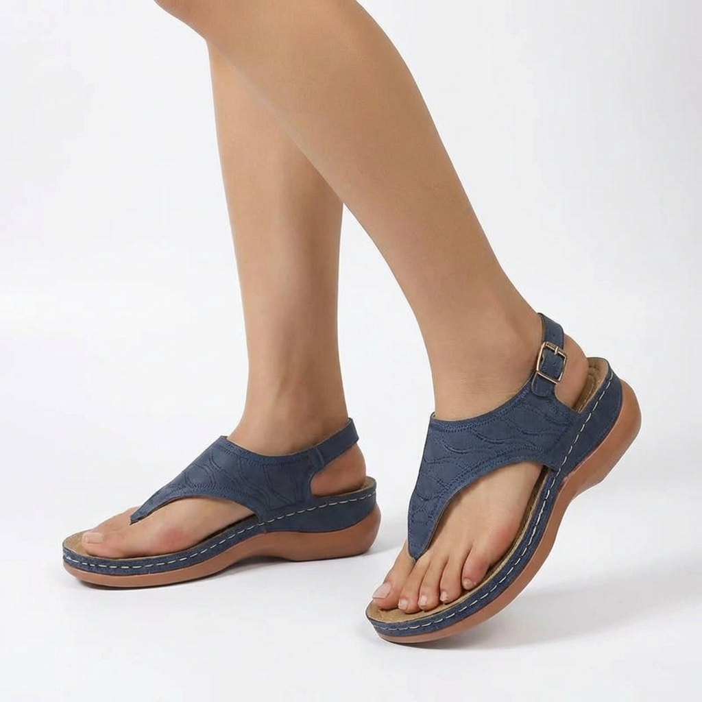 Women's Cushioned Flip-Flops with Soft Straps with Summer Comfort