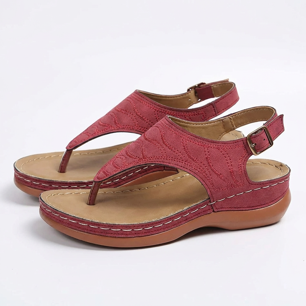Women's Cushioned Flip-Flops with Soft Straps with Summer Comfort
