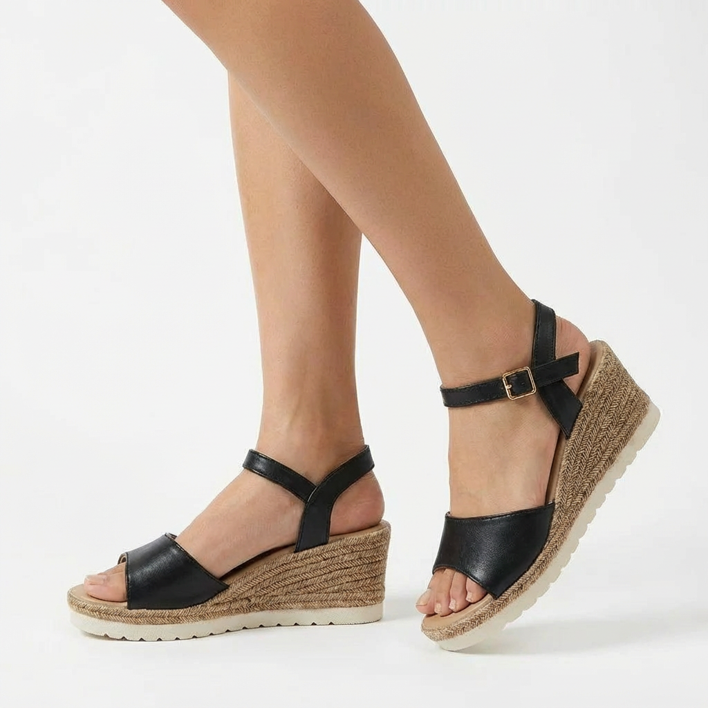 Women's Comfortable Summer Wedge with Supportive Footbed