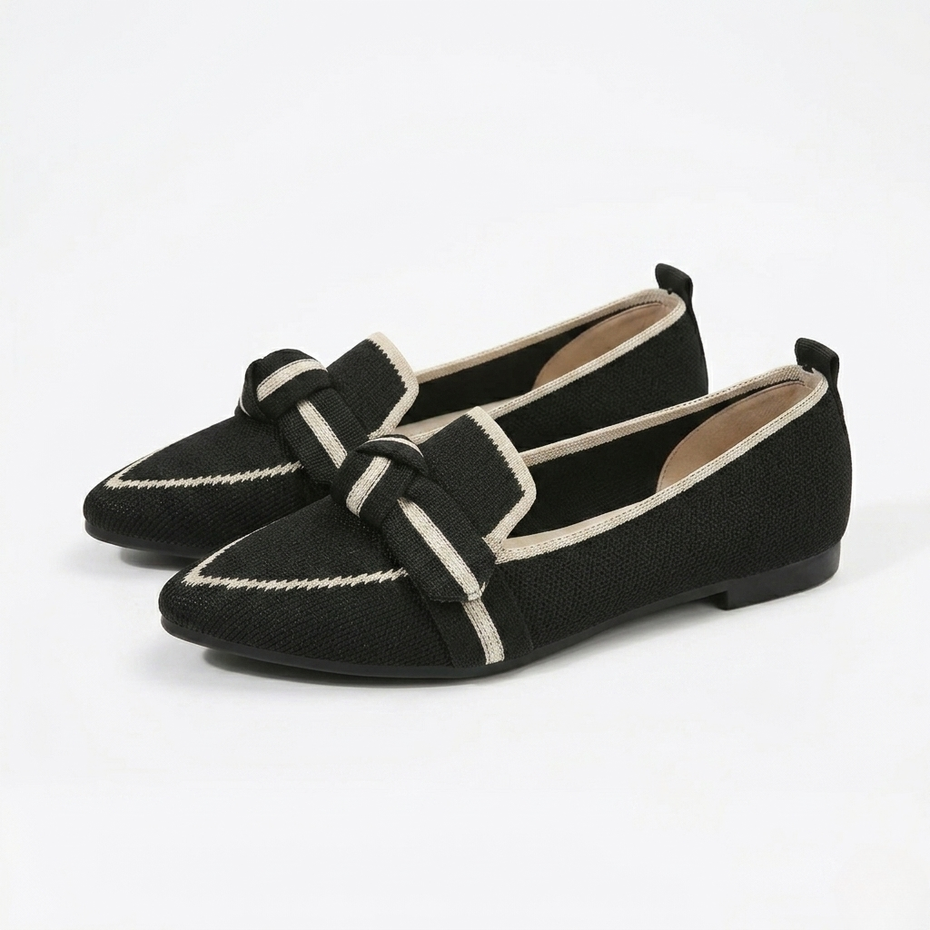 Women's Pointed Toe Mesh Flats with Breathable Comfort