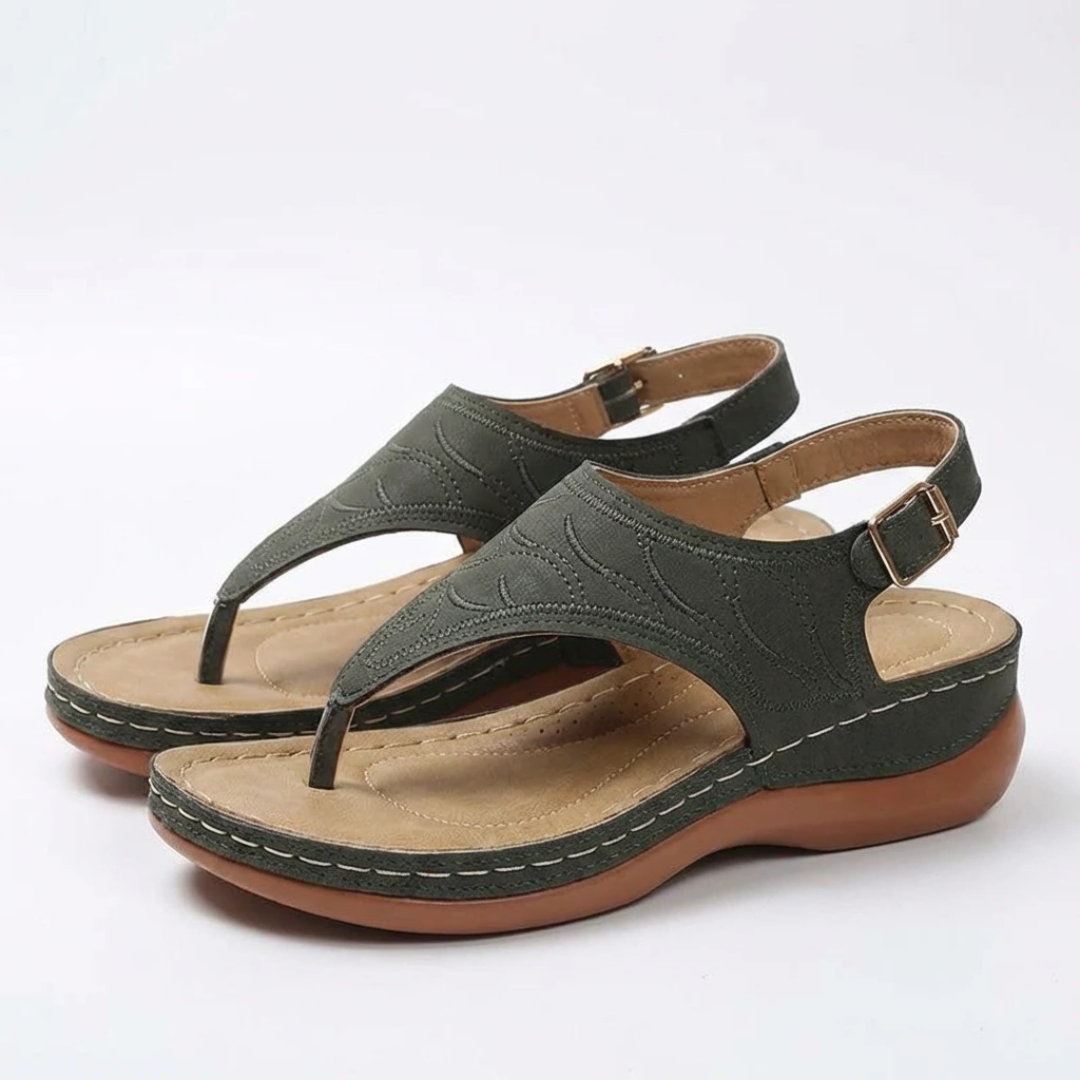 Women's Cushioned Flip-Flops with Soft Straps with Summer Comfort