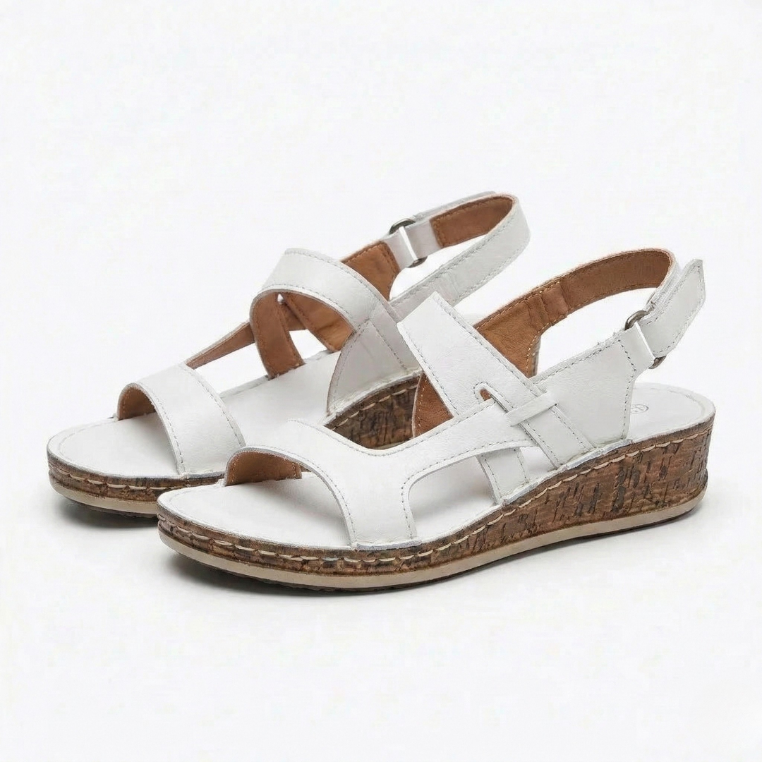 Women's Platform Sandals with Cushioned Footbed for All-Day Comfort