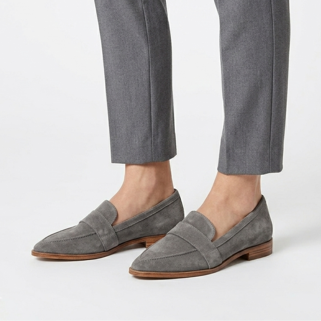 Women's Penny Loafers Pointed Toe Flat Slip On