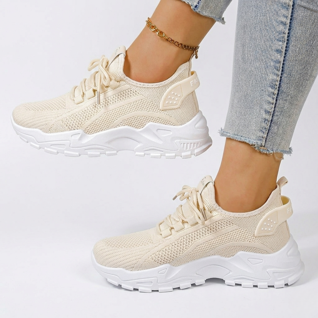 Women's Mesh Sneakers with Chunky Sole