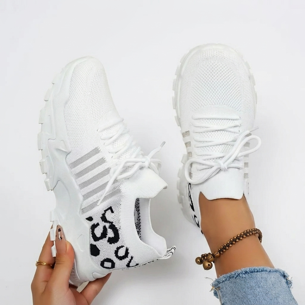 Women's Mesh Sneakers with Chunky Sole