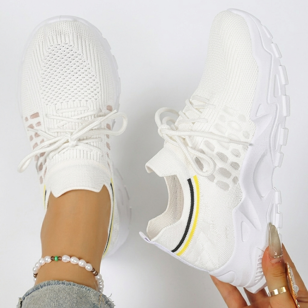 Women's Mesh Sneakers with Chunky Sole