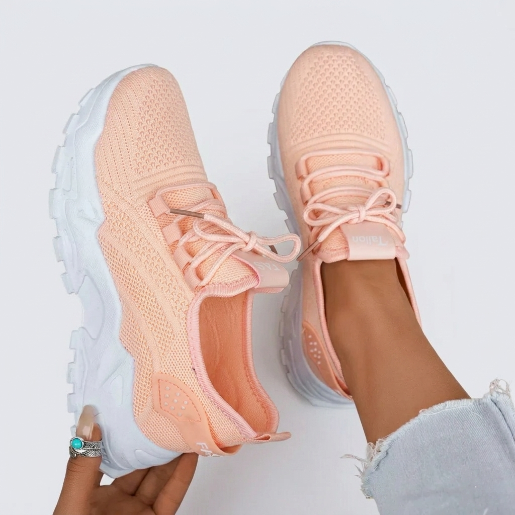 Women's Mesh Sneakers with Chunky Sole