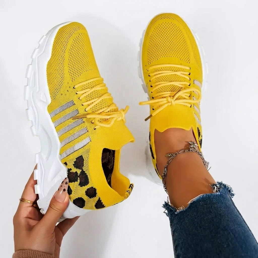 Women's Mesh Sneakers with Chunky Sole