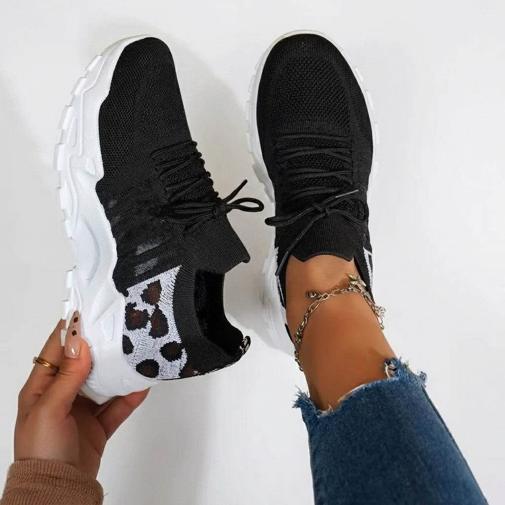 Women's Mesh Sneakers with Chunky Sole