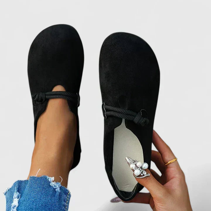 Women's Orthopedic Loafers Adjustable Rope Strap and Wide Toe Box
