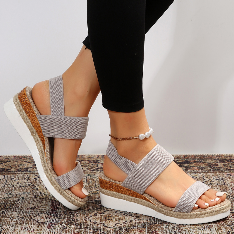 Women's Orthopedic Sandals Open Toe Wedge Platform Espadrille
