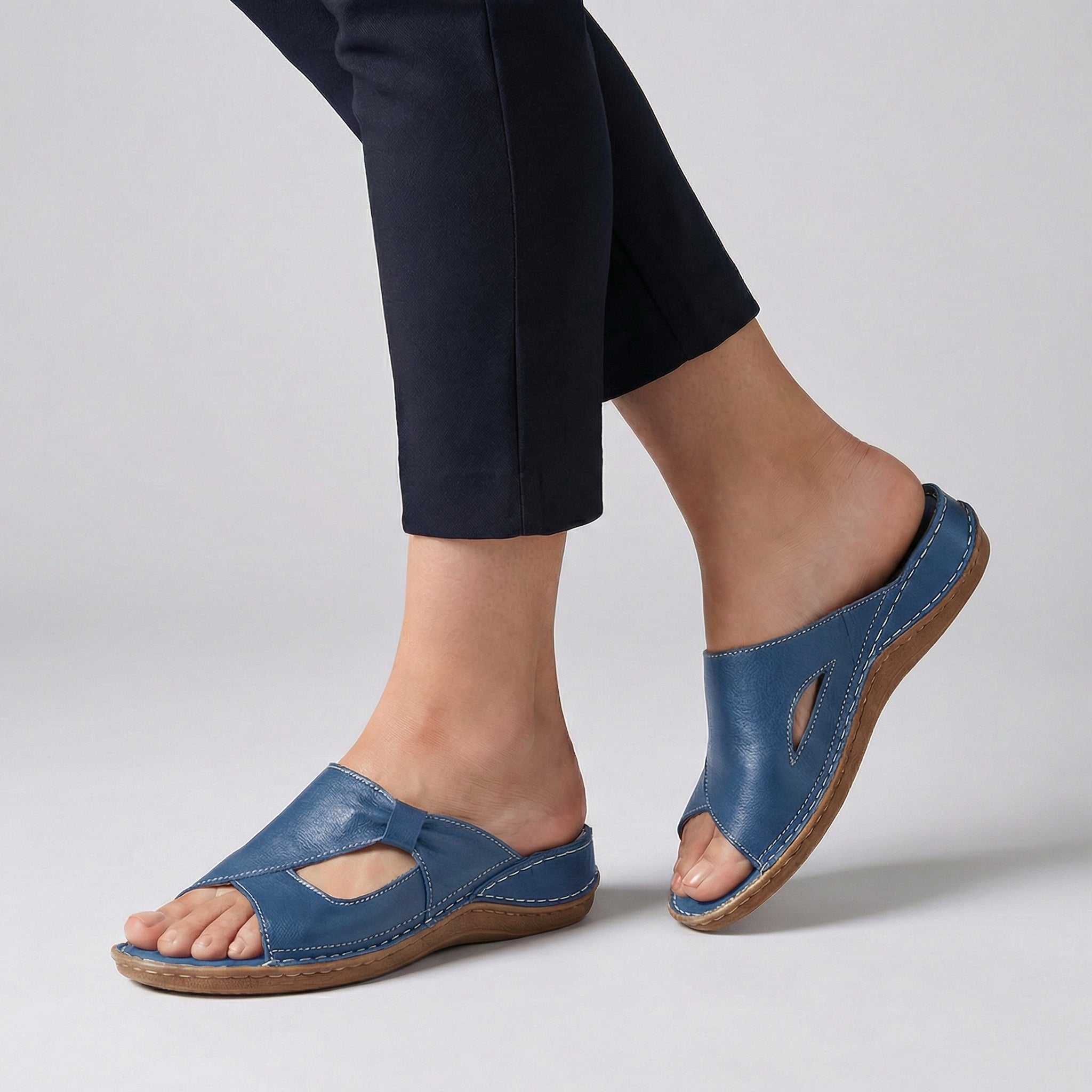 Women's Orthopedic Slide Sandals Open Toe Comfort Footwear