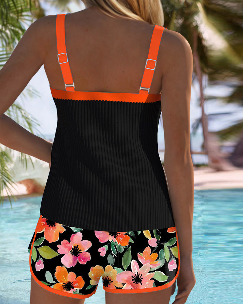 Women's Tankini Set Swimsuit Tummy Control Bathing Suit