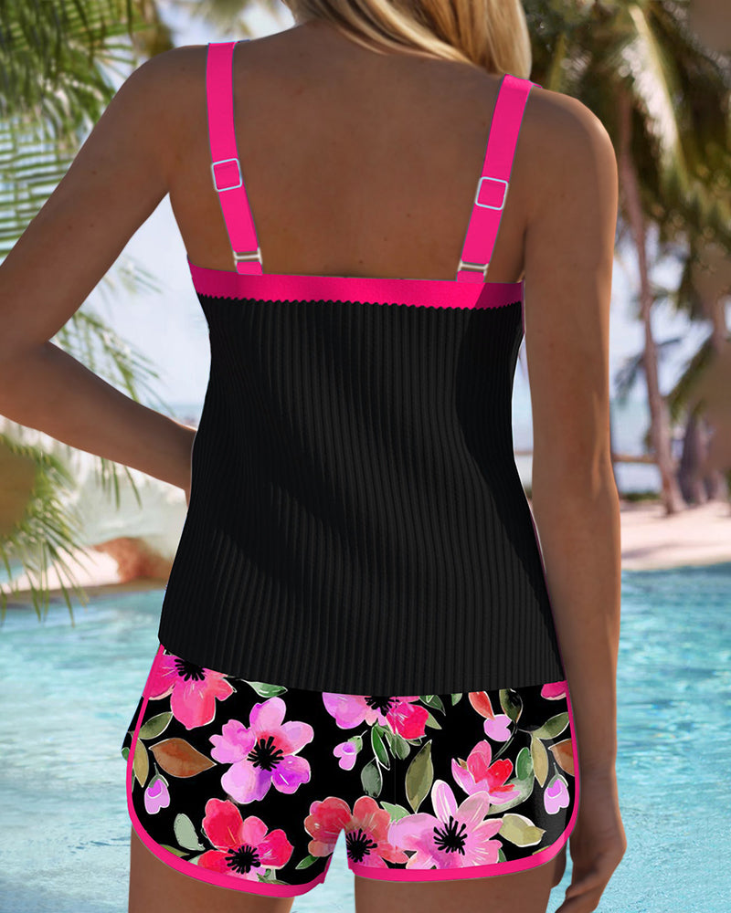 Women's Tankini Set Swimsuit Tummy Control Bathing Suit