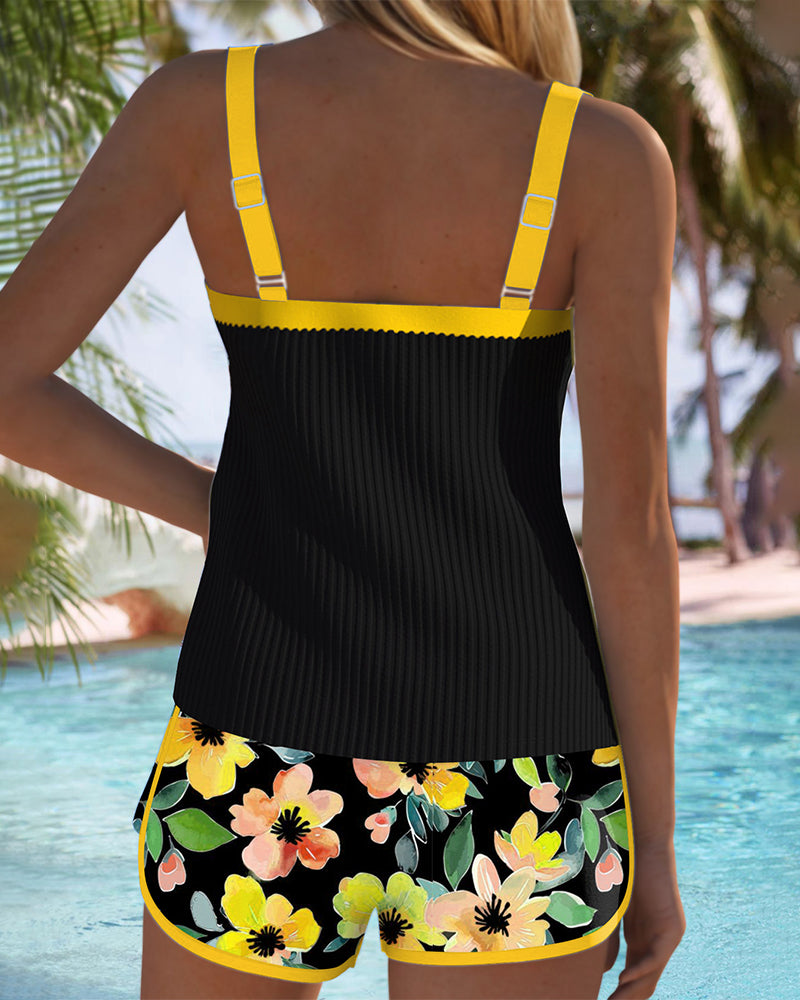 Women's Tankini Set Swimsuit Tummy Control Bathing Suit