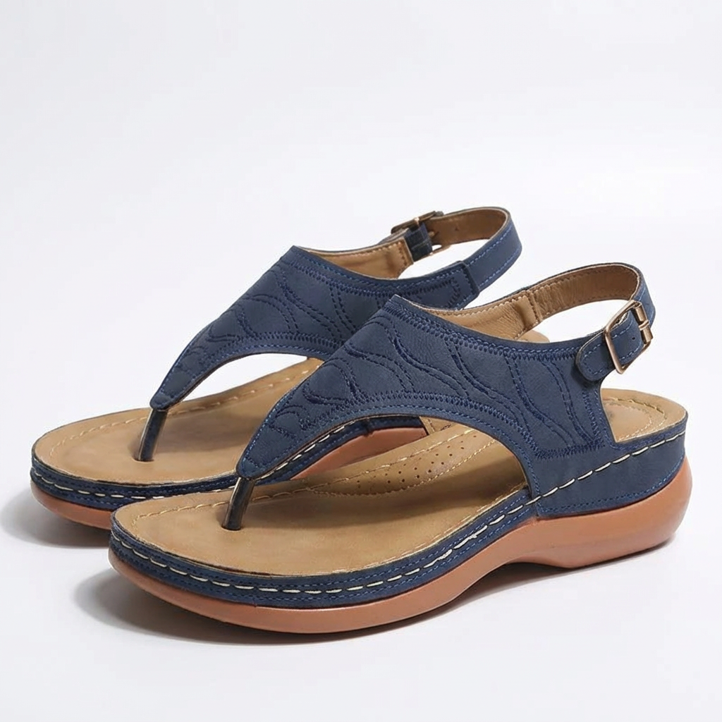 Women's Cushioned Flip-Flops with Soft Straps with Summer Comfort