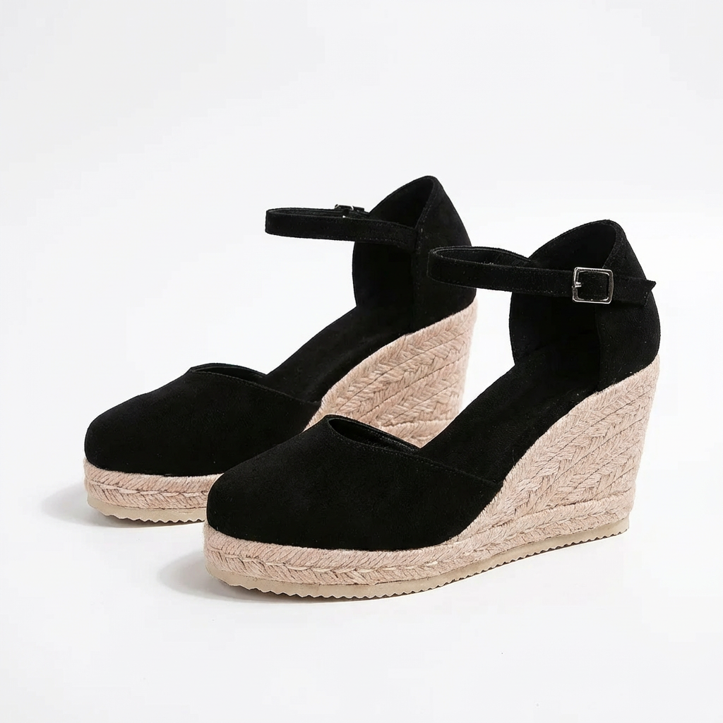 Women's Espadrille Wedge Sandals with Breathable Comfort Sole