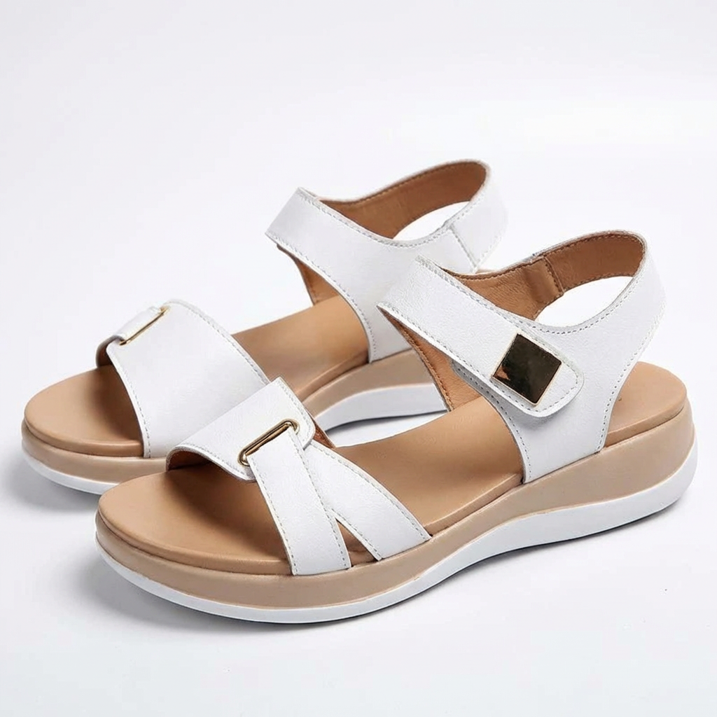 Women's Cushioned Comfort Sandals with Adjustable Straps for Everyday Wear